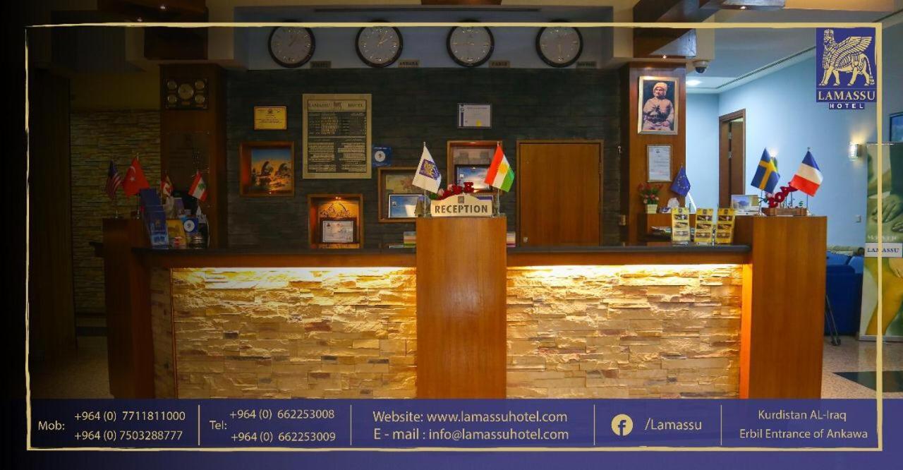 Lamassu Hotel Erbil Bagian luar foto